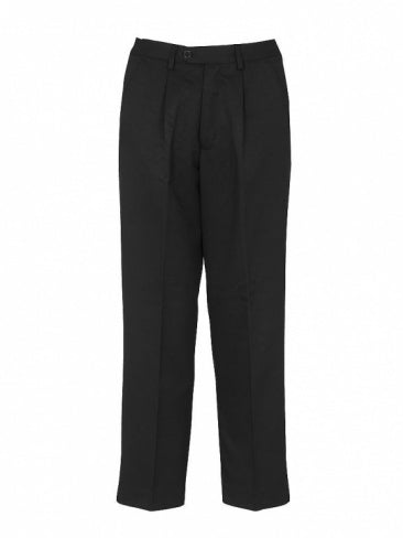 Boys Black Sturdy Fit Trousers (Reg length)